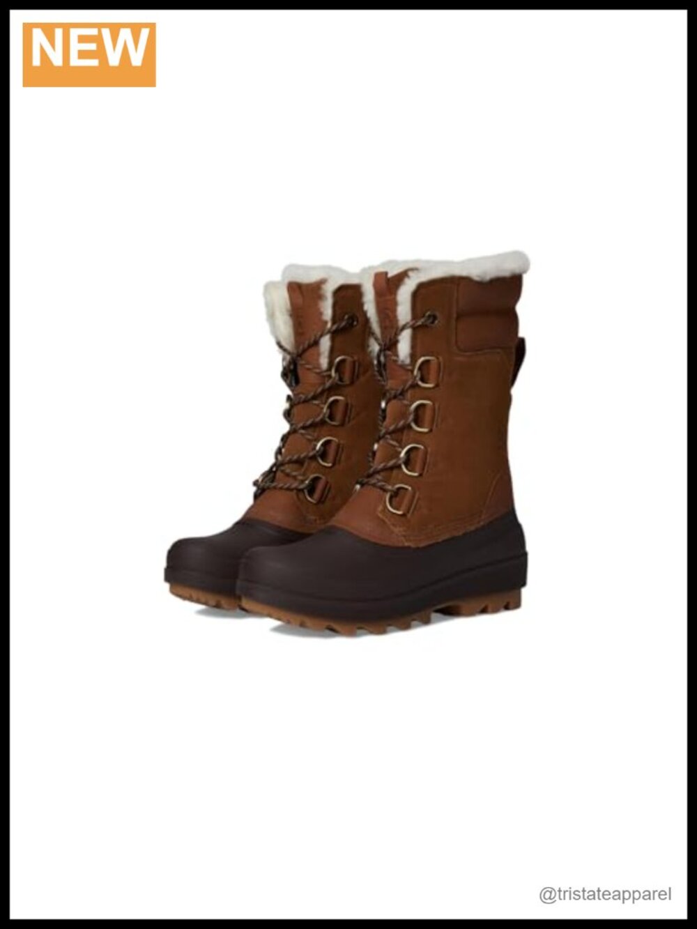 Waterproof Suede Snow Boots Fleece Lining Insulated -40F